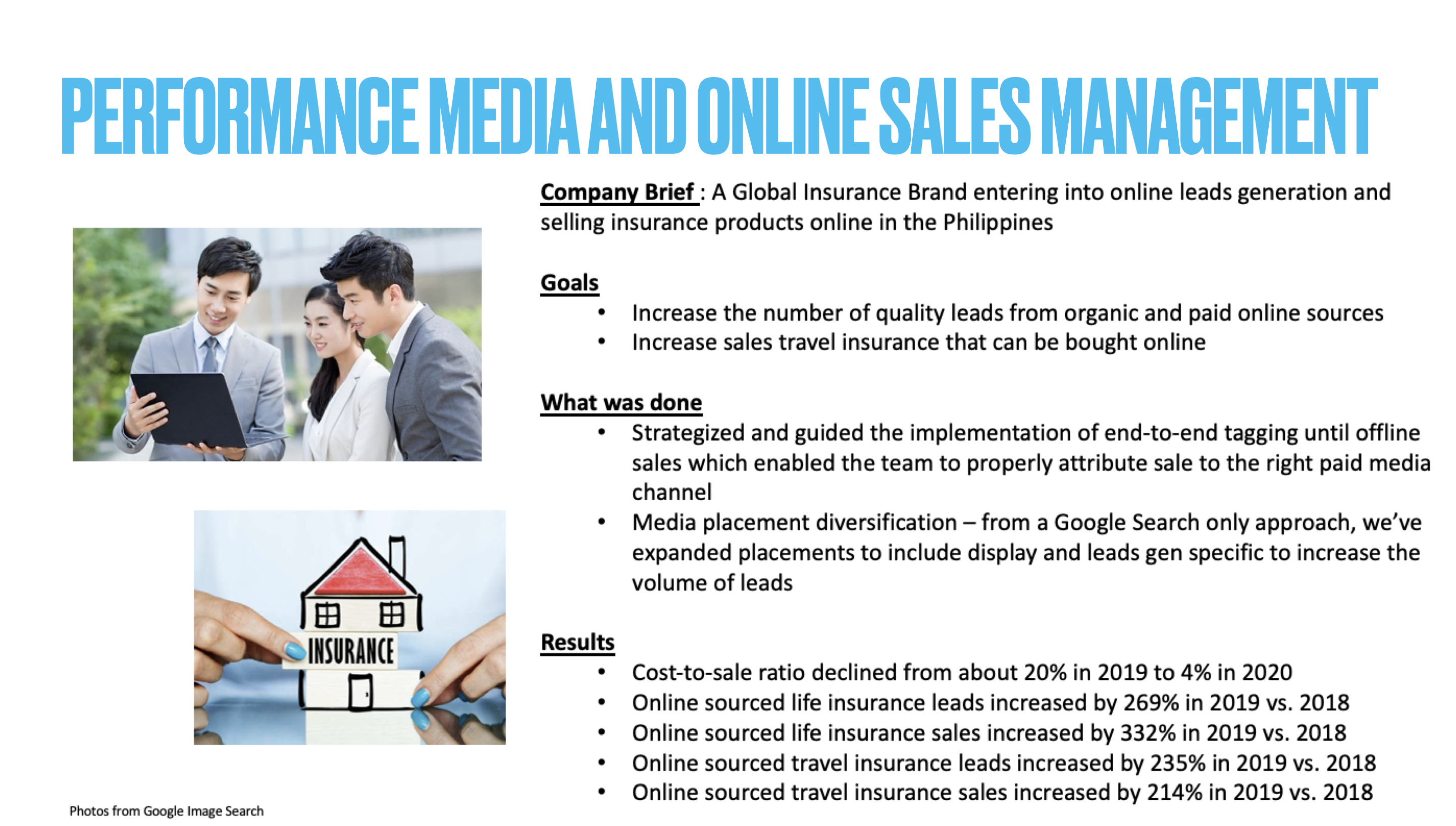 Performance Media and online sales ads